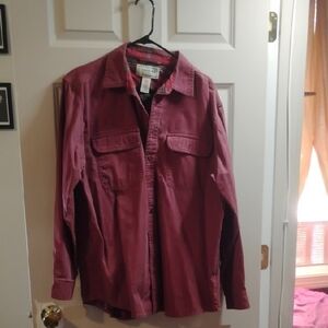 L.L. Bean Red Plaid Shirt